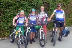 Unser Tourstart in einem Vorort von Bregenz