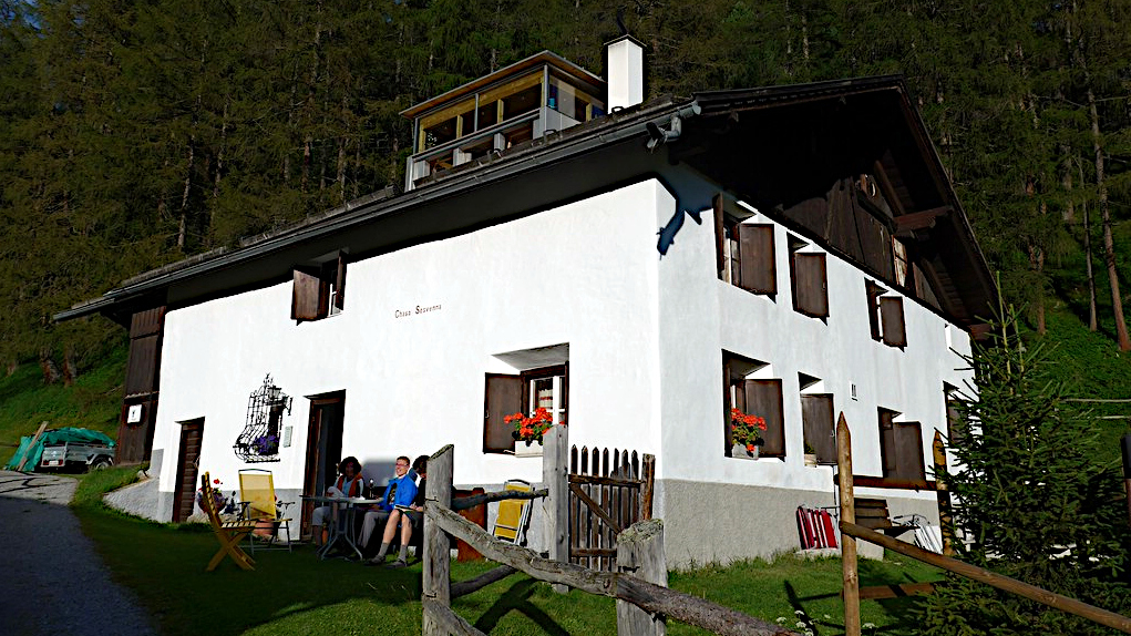 Casa Sesvenna in S-charl -Transalp vom Bodensee zum Comer See