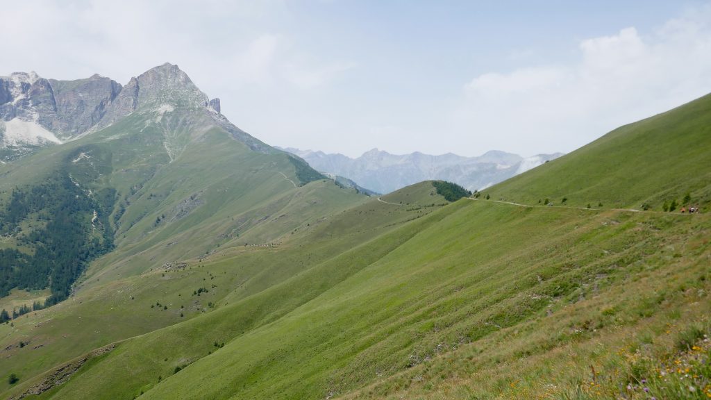 Die Strada dei Cannoni auf der Giro di Monviso Umrundung